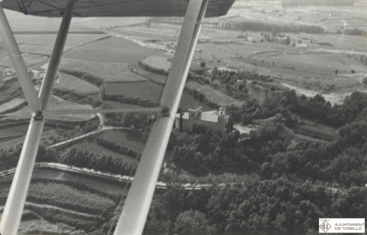 Vista aèria del Santuari de Rocaprevera