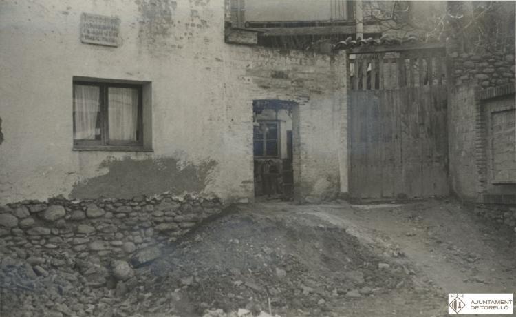 Obres d'obertura del passatge de la Sagrera 
