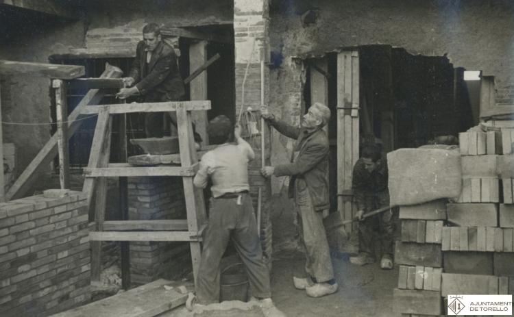 Obres d'obertura del passatge de la Sagrera 