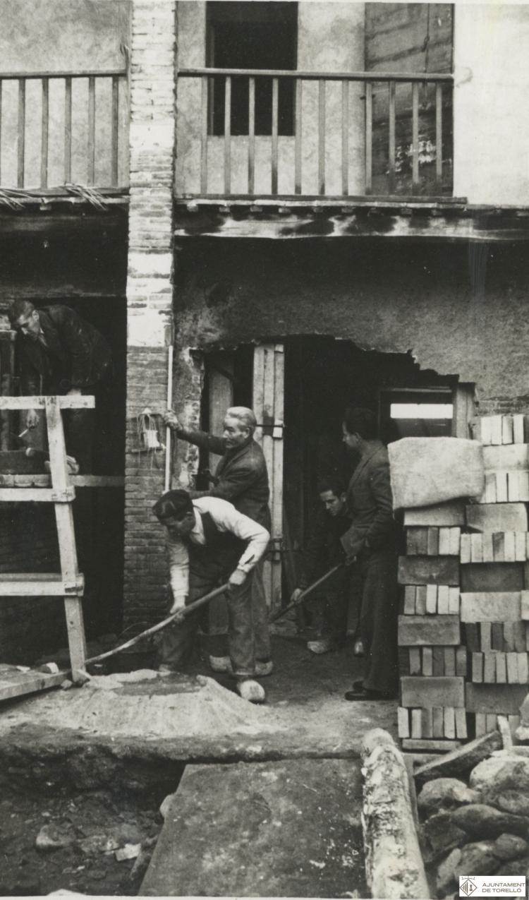 Obres d'obertura del passatge de la Sagrera 