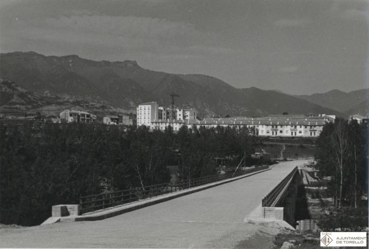 Construcció del pont de Conanglell