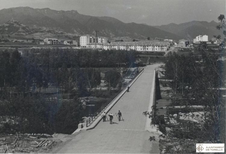 Construcció del pont de Conanglell