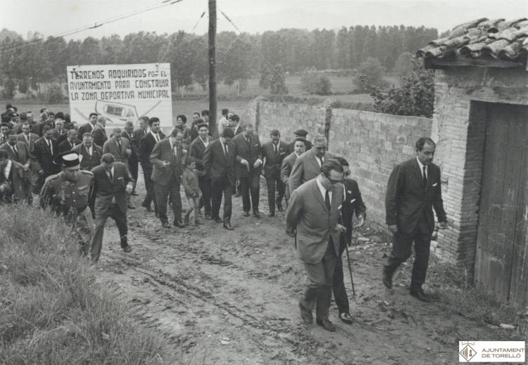 Acte de presentació del projecte per a la construcció de la zona esportiva