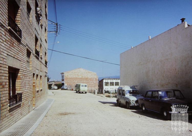 Cruïlla del carrer Nazario Giol i el carrer Sant Antoni Maria Claret