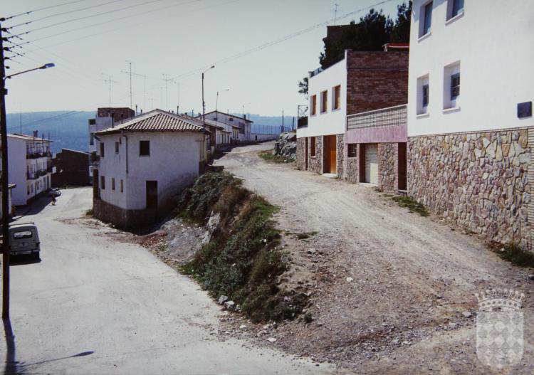 Cruïlla del carrer Aiguafreda i el carrer Joaquim Font Mariné