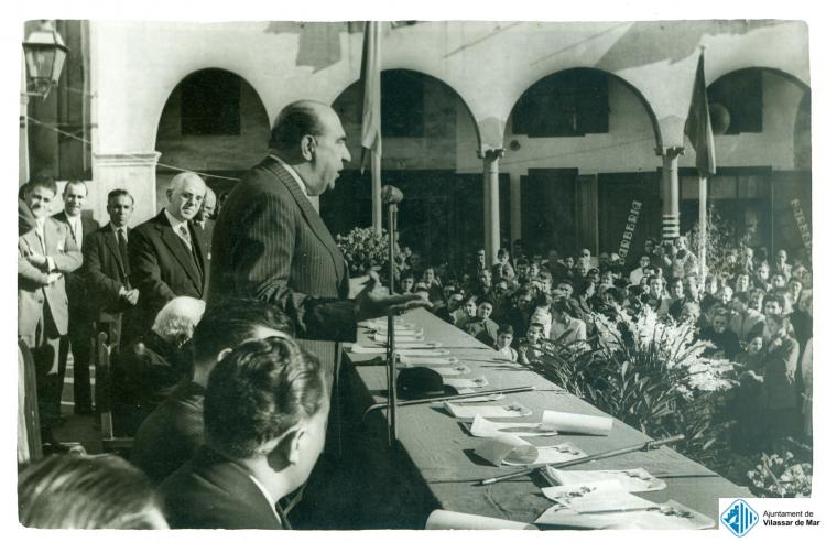 Acte de presentació del Mercat de les Flors de Vilassar de Mar