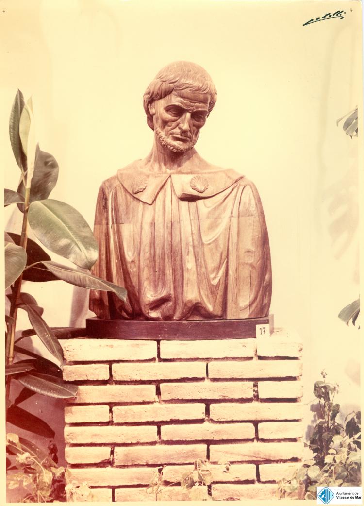 Exposició de plantes, homenatge a l'escultor Enric Monjo a la sala d'actes de Florimar durant la Festa Major, 23 a 26 de juny de 1958