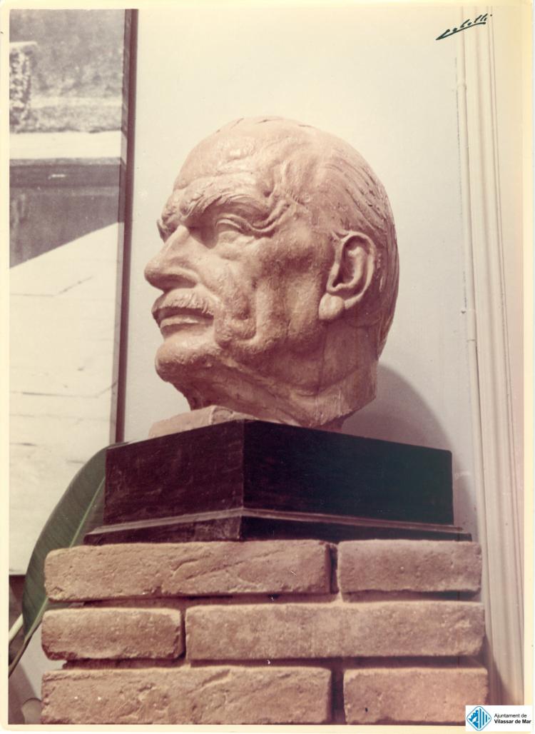 Exposició de plantes, homenatge a l'escultor Enric Monjo a la sala d'actes de Florimar durant la Festa Major, 23 a 26 de juny de 1958
