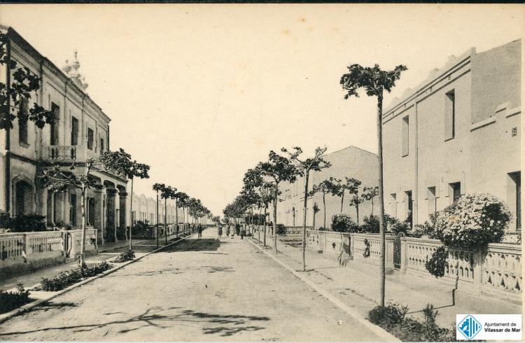 Vistes de Vilassar. Postal