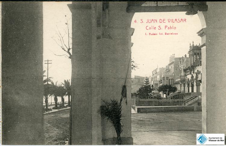 Vistes de Vilassar. Postal