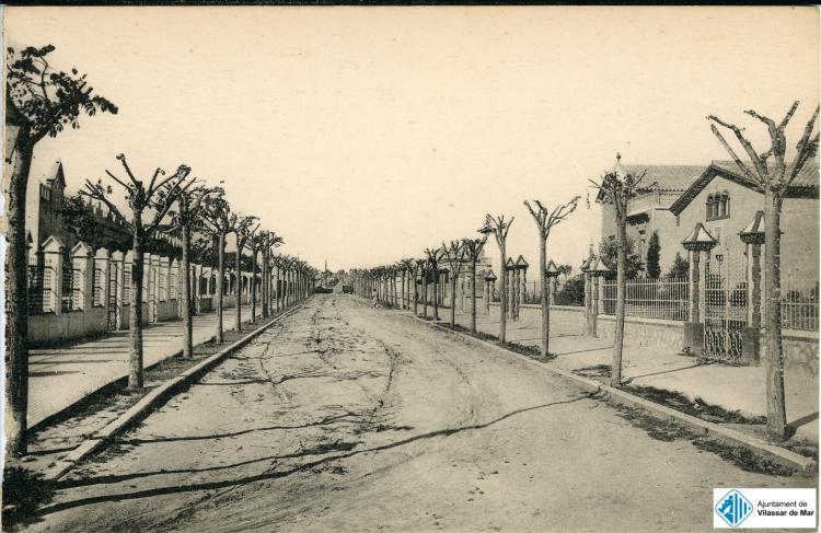 Vistes de Vilassar. Postal