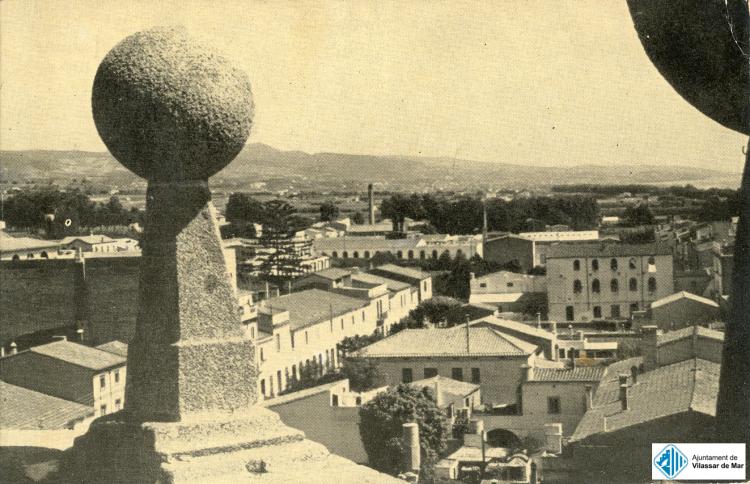 Vistes de Vilassar de Mar. Postal