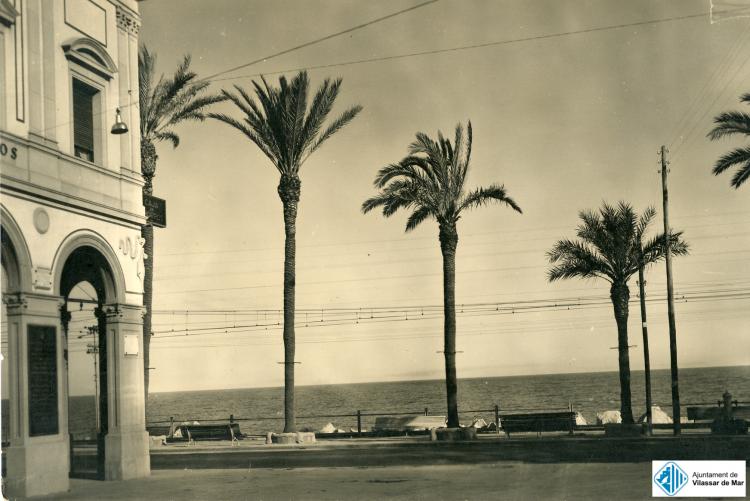 Vistes de Vilassar de Mar. Postal