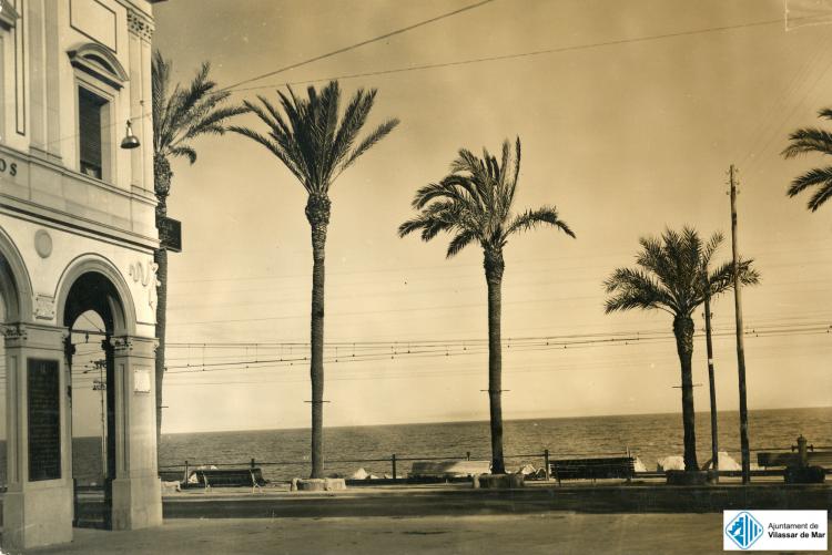 Vistes de Vilassar de Mar. Postal