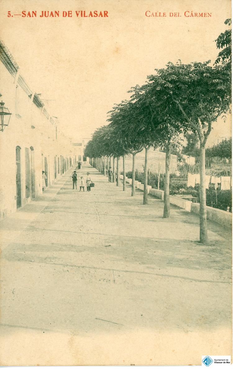 Vistes de Vilassar de Mar. Postal