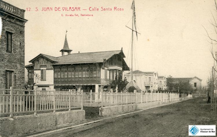 Vistes de Vilassar de Mar. Postal