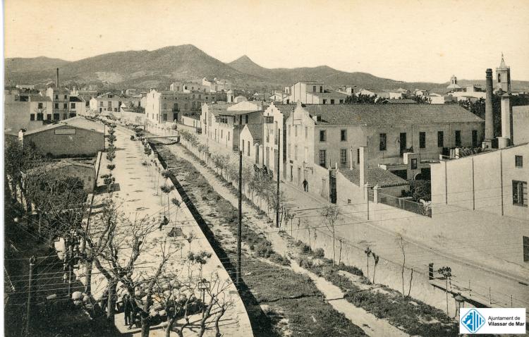 Vistes de Vilassar de Mar. Postal
