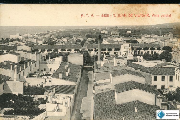 Vistes de Vilassar de Mar. Postal
