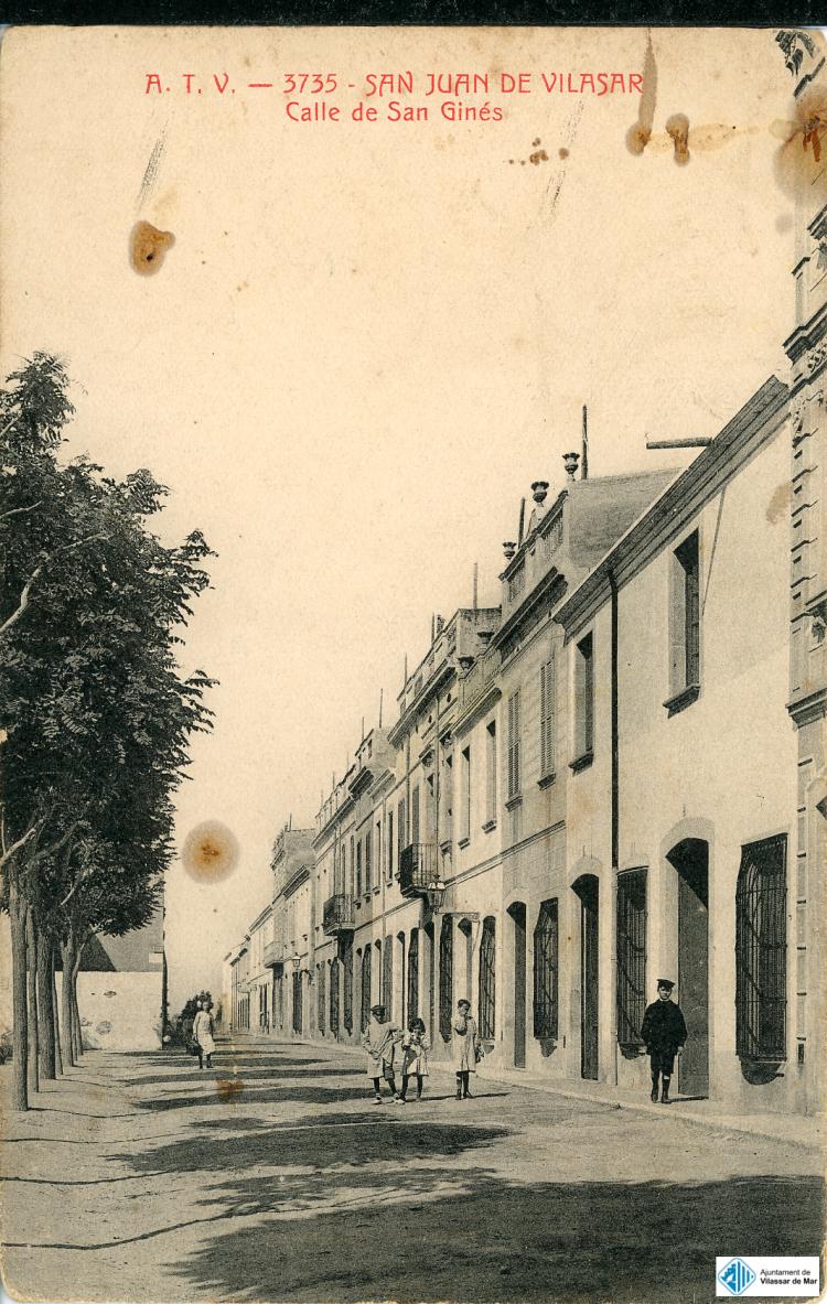 Vistes de Vilassar de Mar. Postal