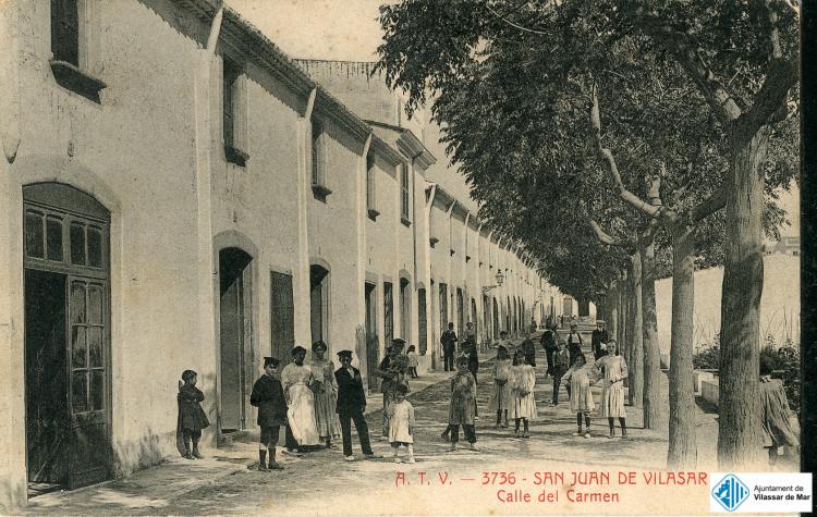Vistes de Vilassar de Mar. Postal