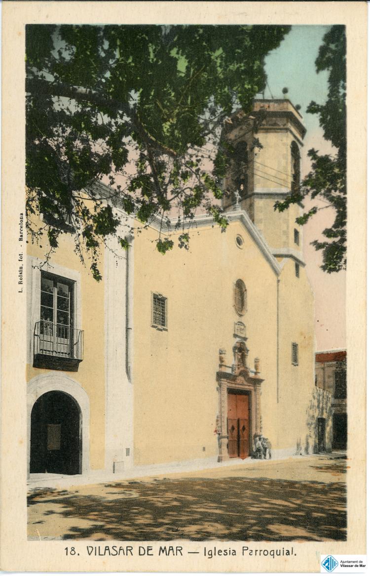 Vistes de Vilassar de Mar. Postal