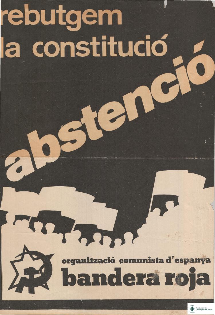 Rebutgem la Constitució. Abstenció.