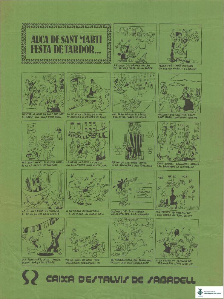 Auca de Sant Martí. Festa de tardor