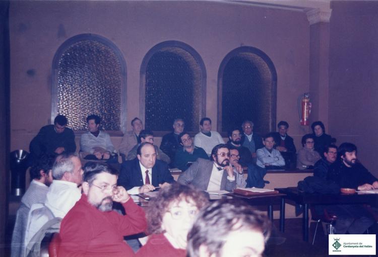 Sessió a la Sala de Plens de l'Ajuntament