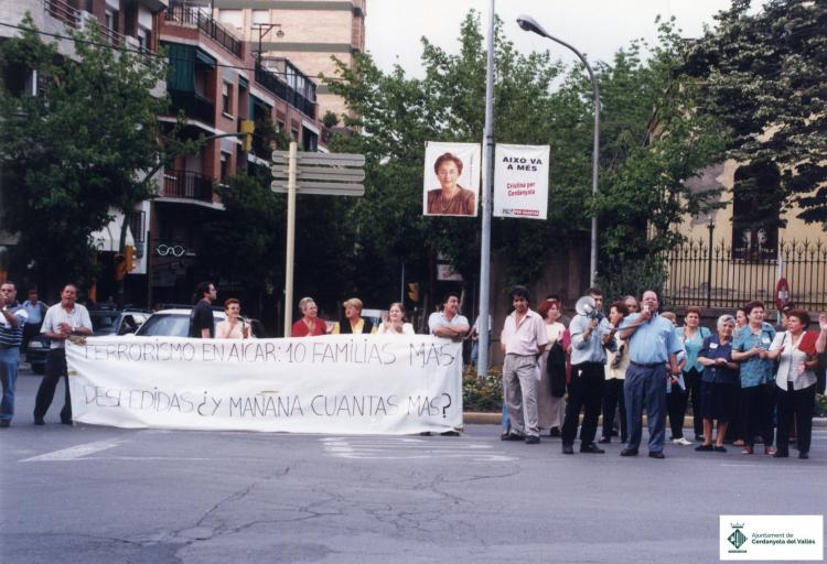 Manifestació dels treballadors d'AICAR