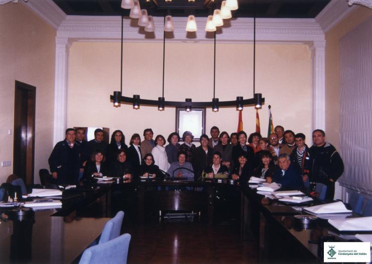Visita de directors d'escoles de Xile