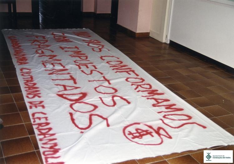 Cuarta manifestació per la pujada de l'IBI
