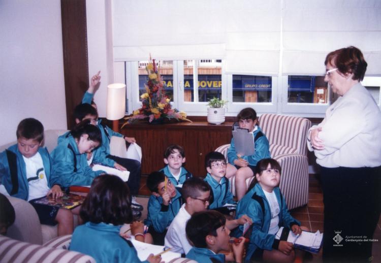 Escolars visiten l'Ajuntament