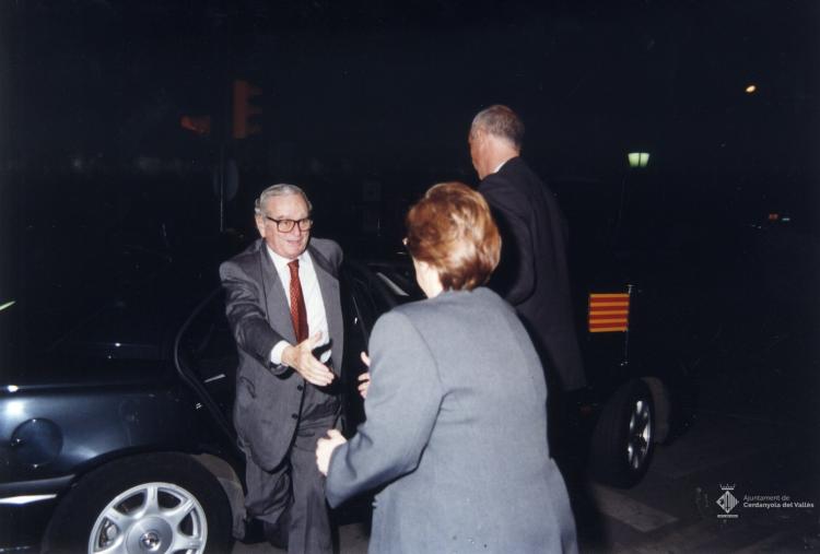 Joan Raventós visita l'Ajuntament