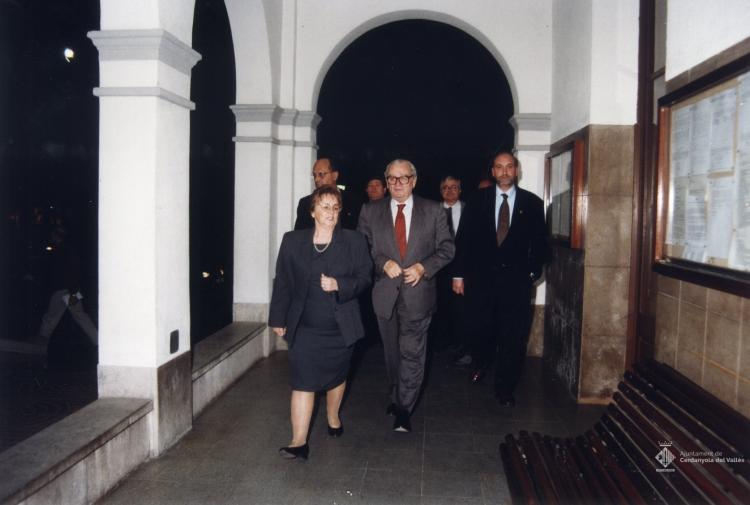 Joan Raventós visita l'Ajuntament