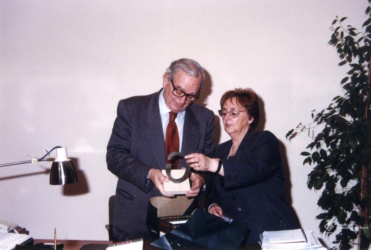 Joan Raventós visita l'Ajuntament