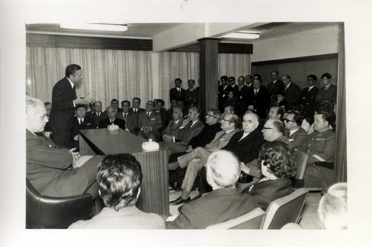 Inauguració de l'edifici de funcionaris