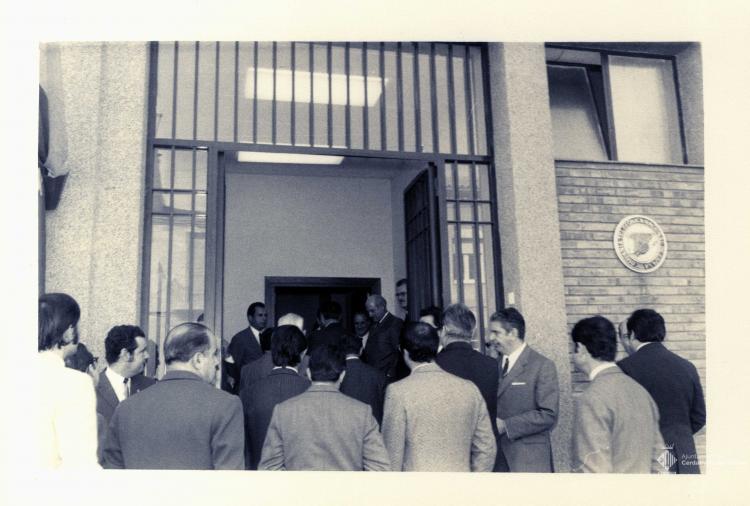 Inauguració de central automàtica de Telefònica