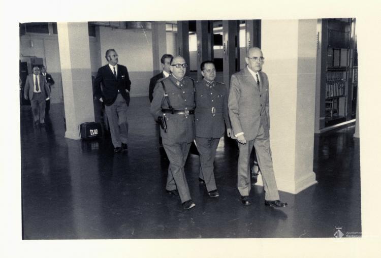 Inauguració de central automàtica de Telefònica