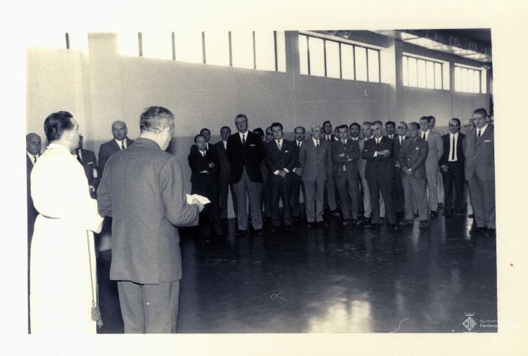 Inauguració de central automàtica de Telefònica