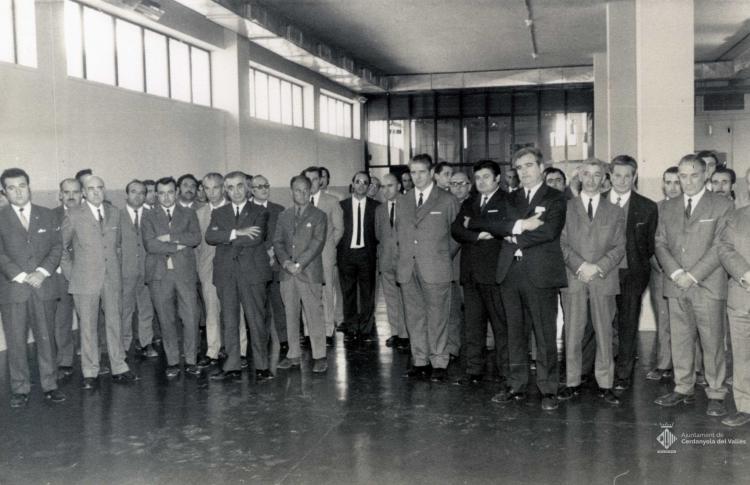 Inauguració de central automàtica de Telefònica