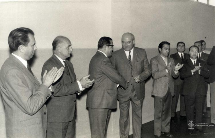 Inauguració de central automàtica de Telefònica