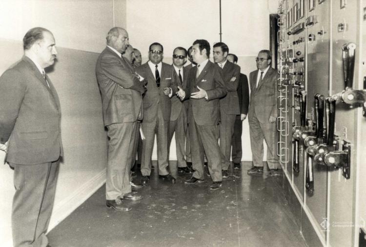 Inauguració de central automàtica de Telefònica