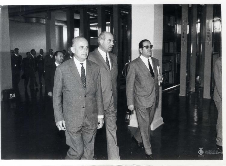 Inauguració de central automàtica de Telefònica