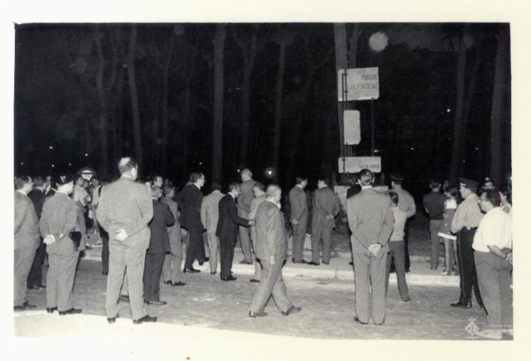 Inauguració de monument a les Fontetes
