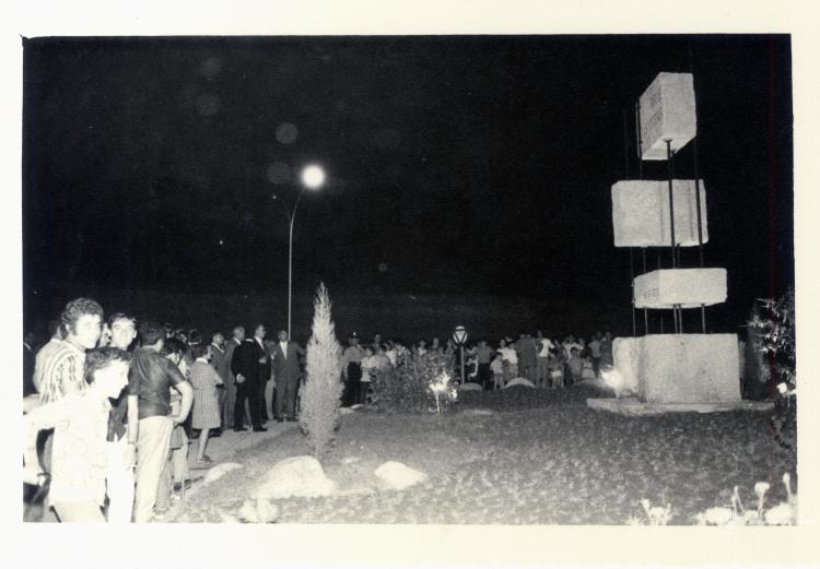 Inauguració de monument a les Fontetes