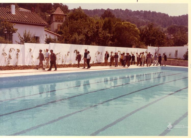 Inauguració de la piscina de Montflorit