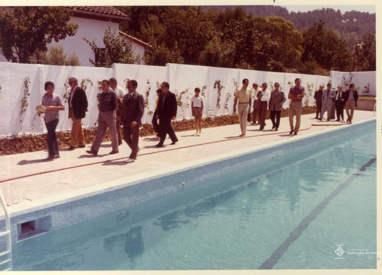 Inauguració de la piscina de Montflorit