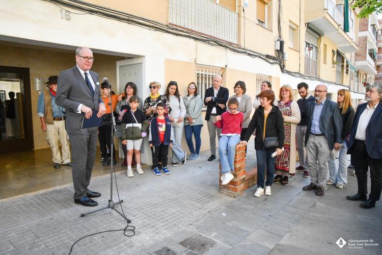 Stolperstein. Reconeixement a Francisco Casares.