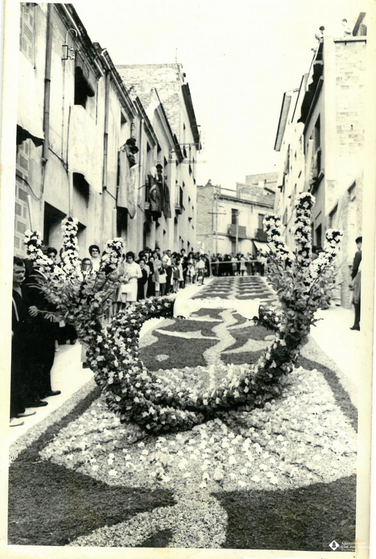 Catifes de flors. Altar banyes
