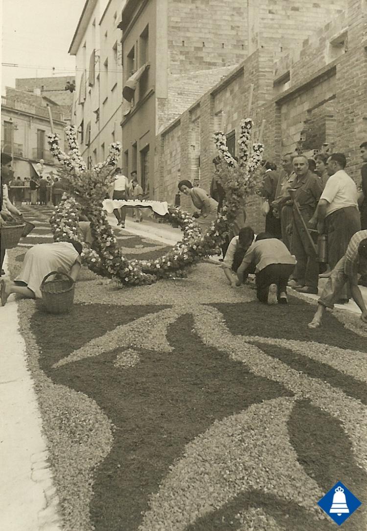 Catifes de flors. Altar banyes